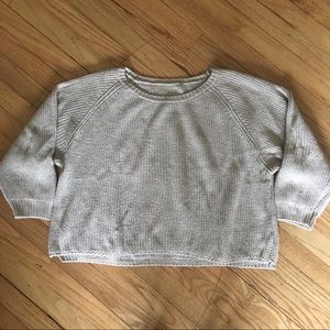 Brandy Melville Gray Crew Neck Sweater